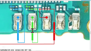 Samsung A54/SM-A546 ON OFF VS Volume Keys Not Working problem Solution.Samsung A54 power strip Ways