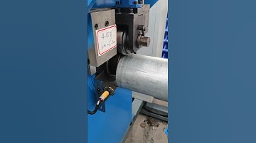Double heads automatic pipe end grooving machine whatsapp wechat+8615165606902