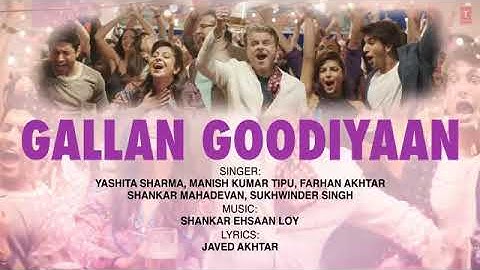 Gallan Goodiyaan Full Song with LYRICS  Dil Dhadakne Do Video Series