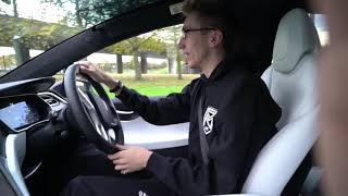Miniminter Drives A Tesla For The First Time