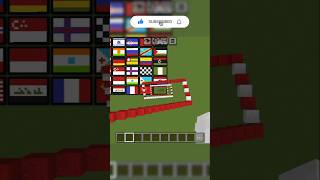 😱 Satisfying Pixel Art in Majapahit flag Logo! #pixelart #shorts #minecraft