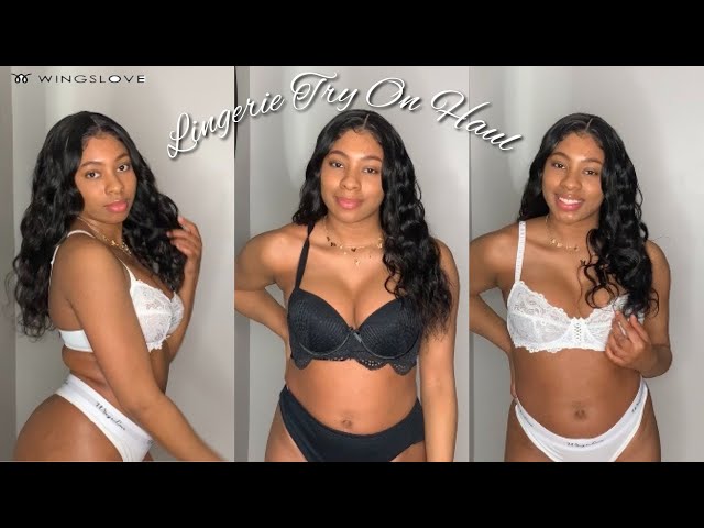 WingsLove Lace Bra Try On Haul