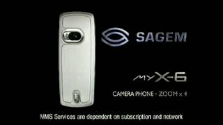 Sagem X6 Mobile Phone TV Commercial 2003 Resimi