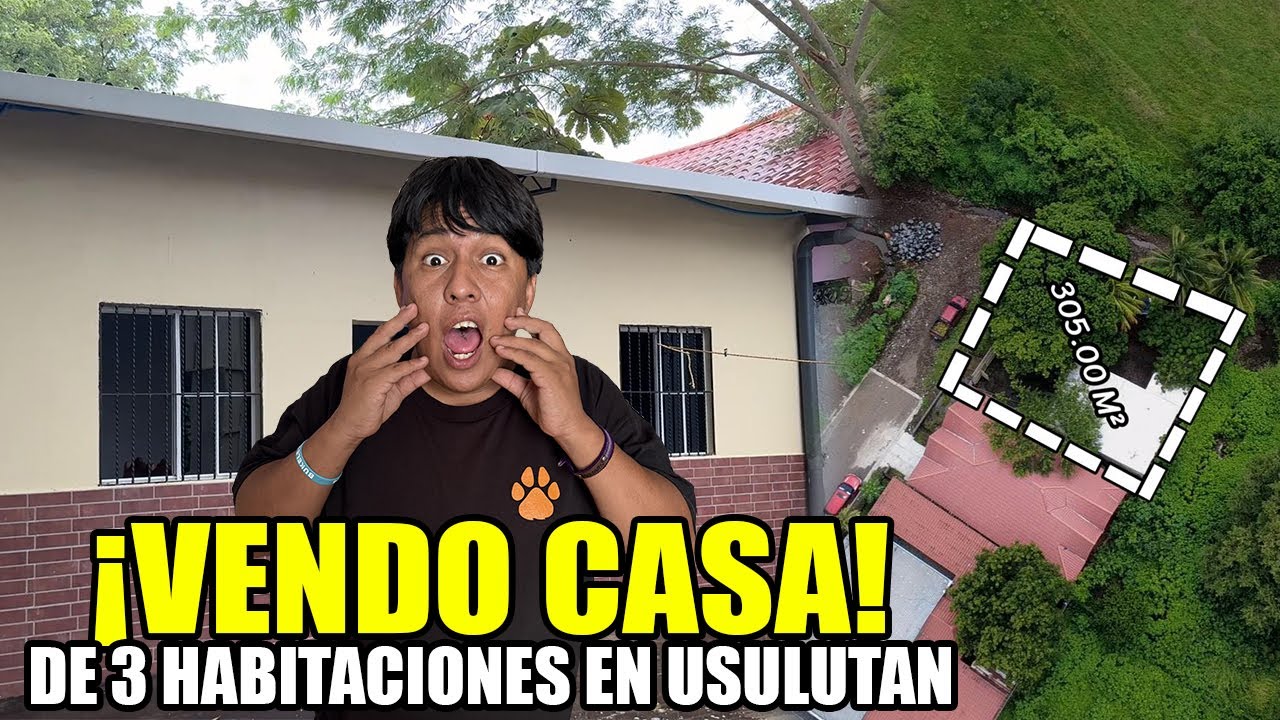 CASA EN VENTA con 3 Habitaciones Sala y Cocina CASA GRANDE a la orilla de la carretera en Usulutan