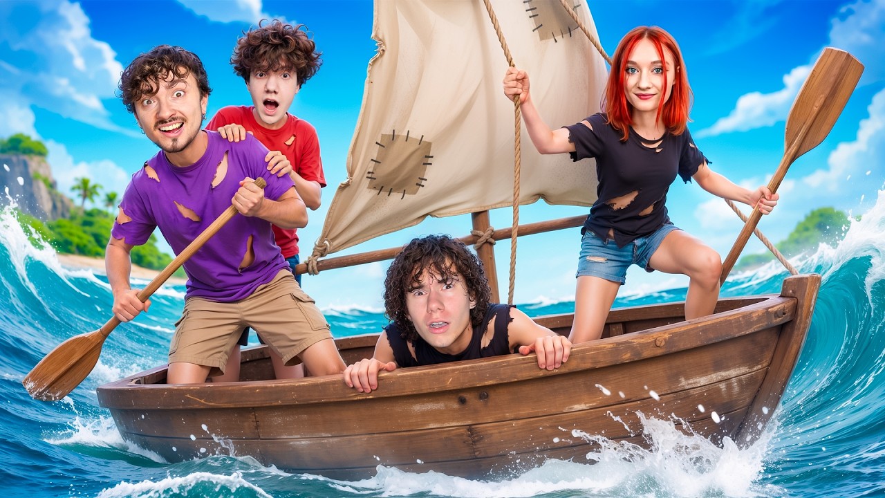 МЫ ПОЗВАЛИ ДЕВУШКУ НА НАШ ОДНОМ ПЛОТ В ОКЕАНЕ В МАЙНКРАФТ!