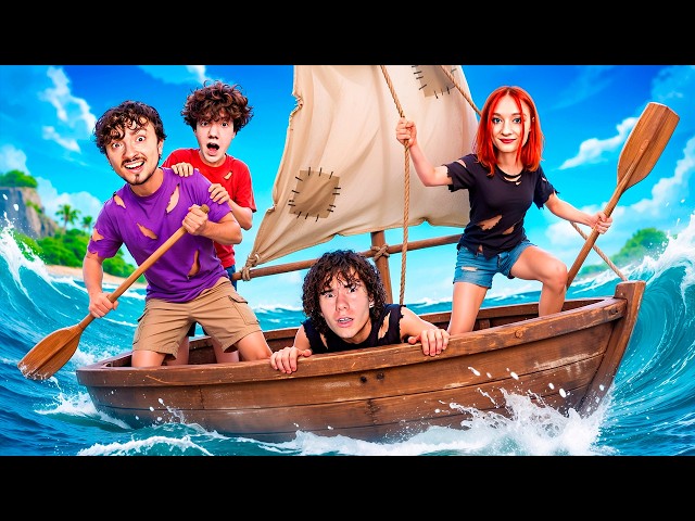 МЫ ПОЗВАЛИ ДЕВУШКУ НА НАШ ОДНОМ ПЛОТ В ОКЕАНЕ В МАЙНКРАФТ!