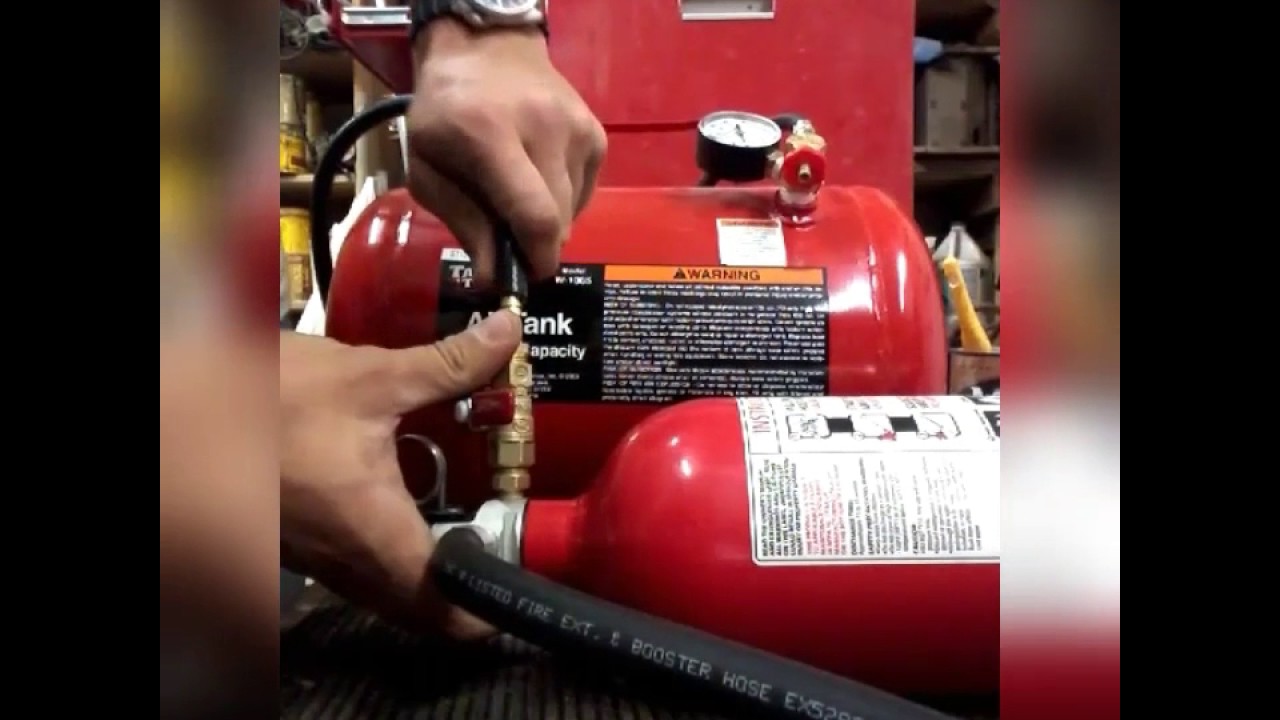 Fire extinguisher flamethrower YouTube