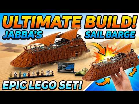 LEGO Jabba's Sail Barge 75397 Speed Build | Epic Star Wars Build for Ultimate Collectors