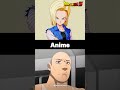 anime vs reddit Dragon Ball Android 18 #shorts