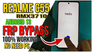 Realme C55 (RMX3710) FRP Bypass | UNLOCK FRP ANDROID 13 no need PC 100% Working
