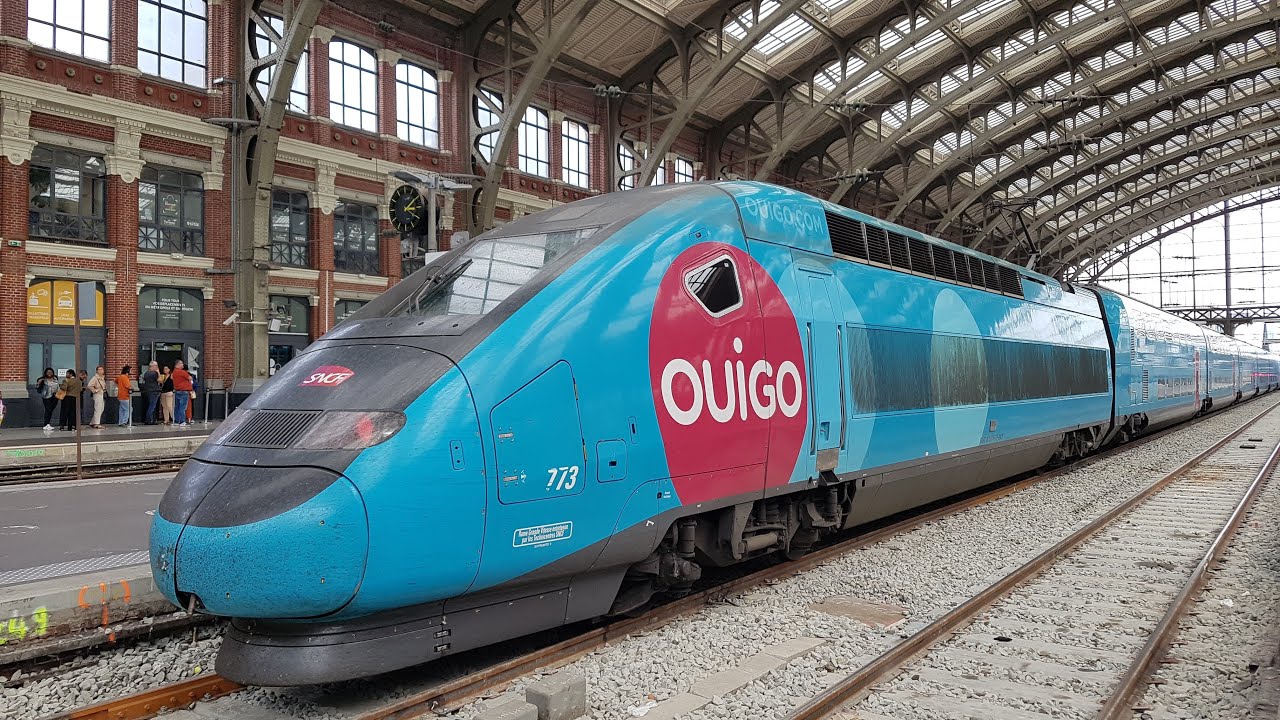 TGV OUIGO🚄Duplex Dasye HD : Lille Flandres➡️Marseille Saint-Charles via Lyon - Part-Dieu