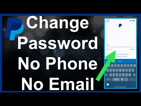 How To Change PayPal Password Without Phone Number Or Email