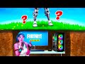 J’ai CONSTRUIT un SETUP GAMING  SECRET pour TRICHER à CACHE-CACHE sur Fortnite !