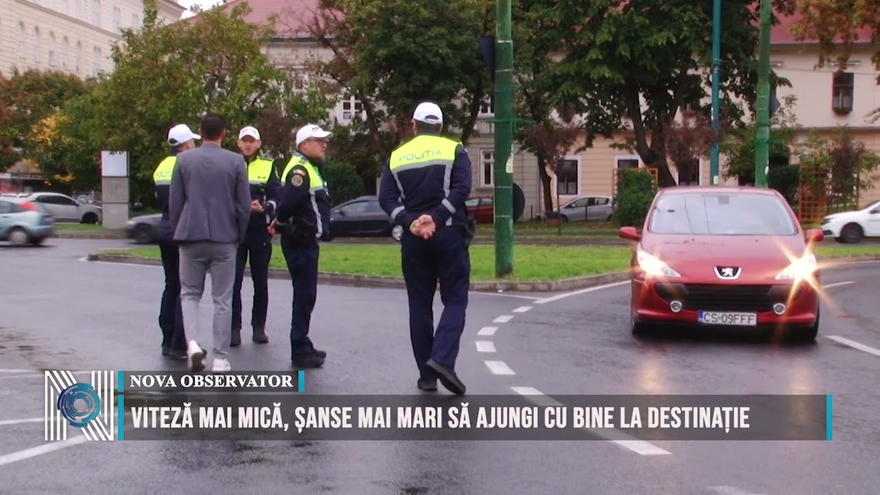 Viteză mai mică, șanse mai mari să ajungi cu bine la destinație