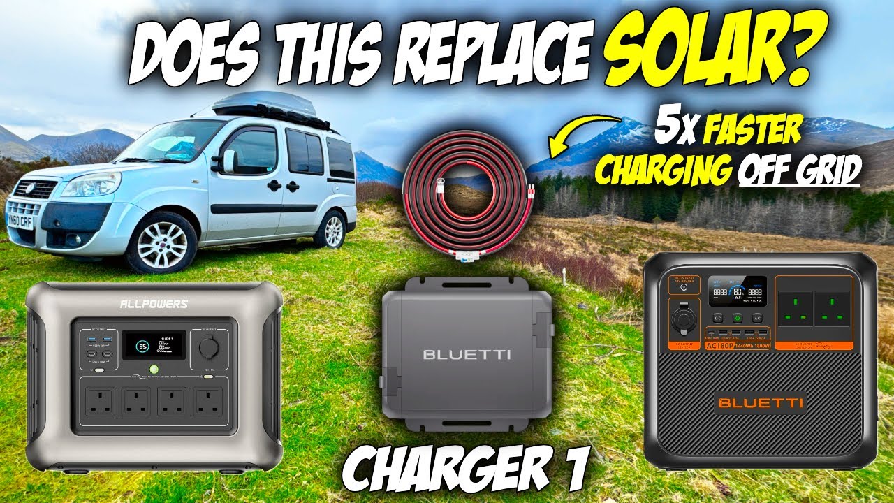Vanlife: UNLIMITED POWER OFF GRID | BLUETTI Charger 1 - Full Review