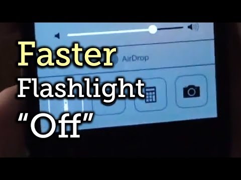 Turn Off Your Flashlight Faster in iOS 7—Without Using Control Center [How-To]
