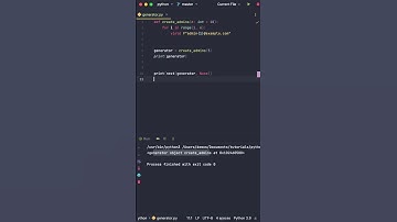 Do you know how to create a generator in Python? #pythontricks #coding #programming