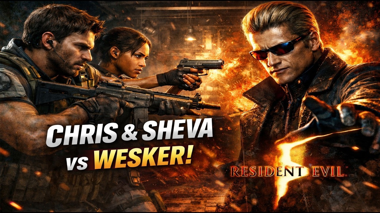 MISI PENYELAMATAN JILL DAN MELAWAN ALBERT WESKER!! - Resident Evil 5 #6
