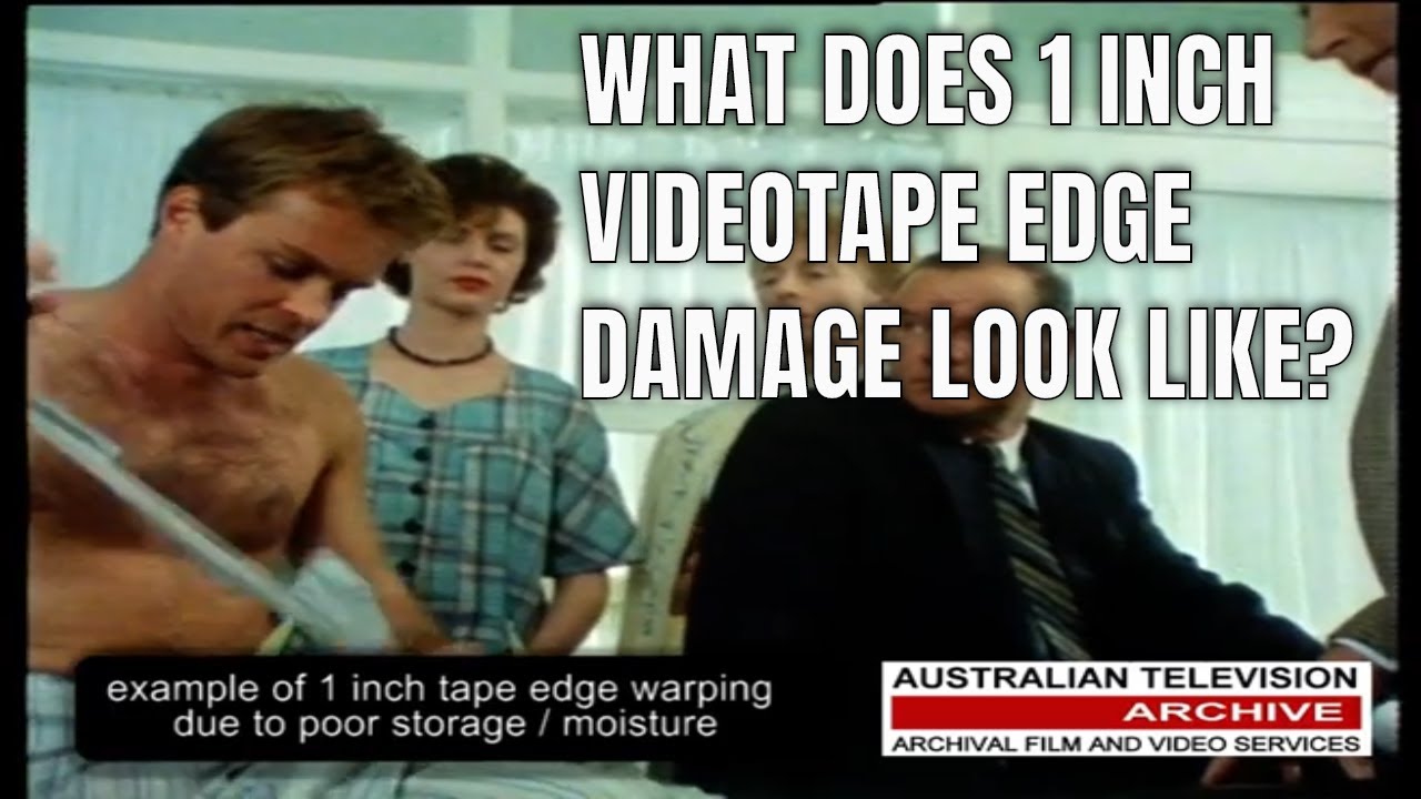 Example of Scalloping / Tape Edge Damage on 1-Inch Videotape ...