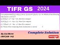 TIFR GS 2024 REAL ANALYSIS SOLUTION | REAL ANALYSIS SOLUTION | COMPLETE SOLUTION |