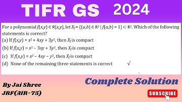 TIFR GS 2024 REAL ANALYSIS SOLUTION | REAL ANALYSIS SOLUTION | COMPLETE SOLUTION |