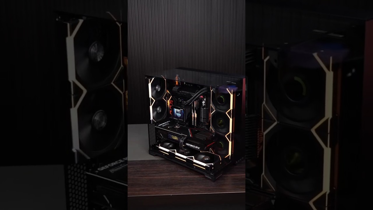 intel GAMING PCBUILD🔥 i7-265K ULTRA & RTX4080 SUPER😵 #pcbuild #gaming #computer #rtx #rog #asmr #pc
