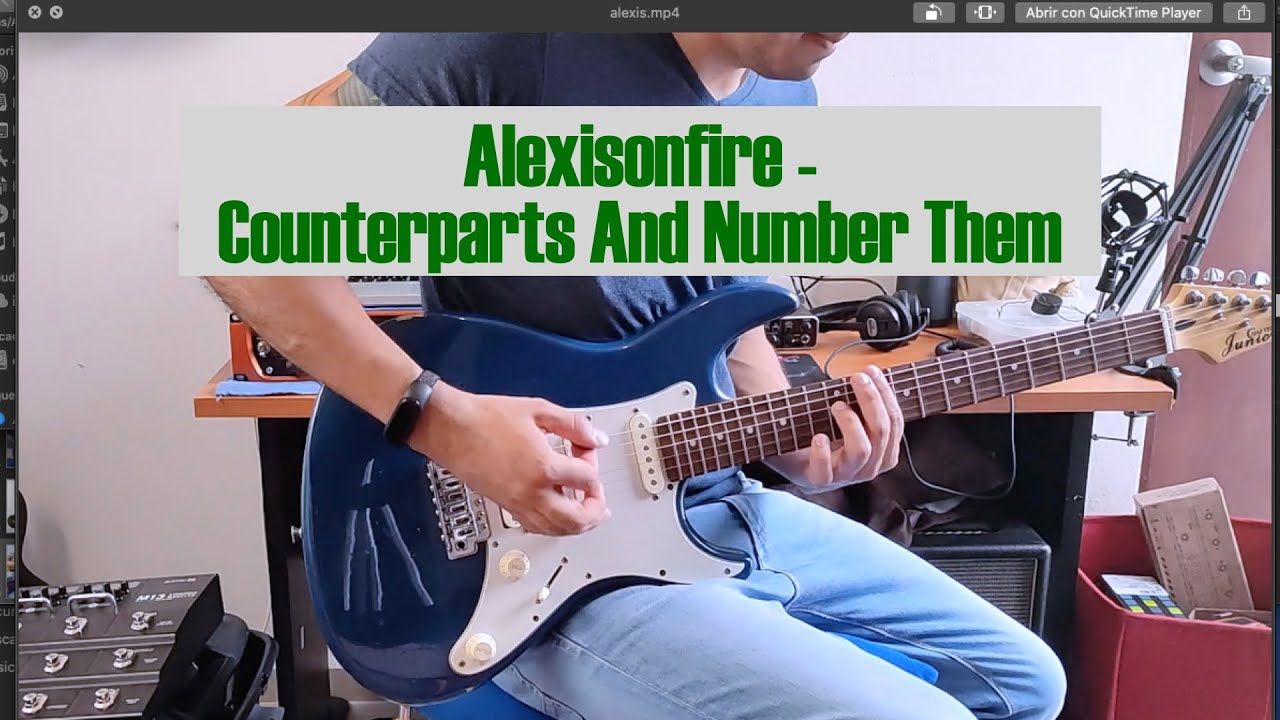 Alexisonfire - Counterparts And Number Them (Guitar Cover)