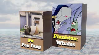 Comparison: Biggest Fears Cartoon Characters Have