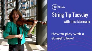 Master your violin straight bow technique