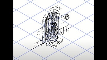 Isometric Dungeon #9 - Evil Idol in a Niche