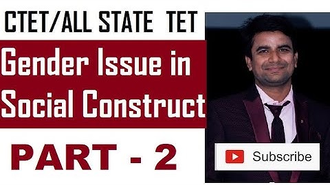 16. Gender Issue in social construct Part - 2 CTET/UPTET CDP  by Your Online Partner Deepak Himanshu