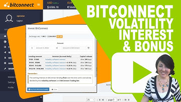 BitConnect Volatility Software Interest Bonuses