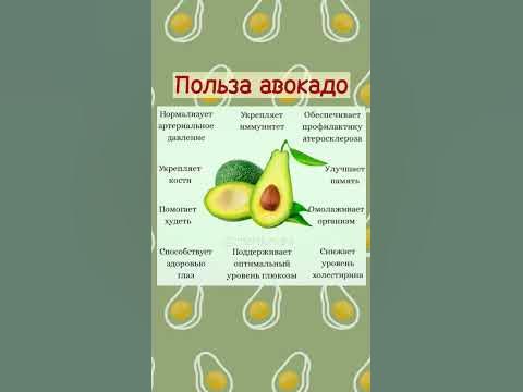 Польза авокадо и вред авокадо (в описании) - YouTube