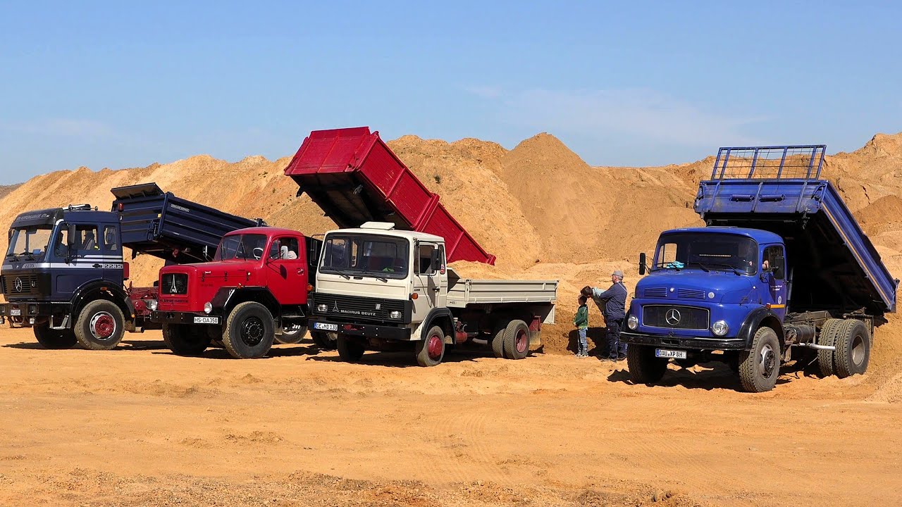 19. NVG Kipper & Baumaschinentreffen in Geilenkirchen 05.04.2025 Kieskutscher zur Kippstelle