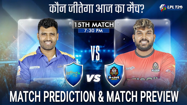 Jaffna Kings vs Kandy Falcons LPL 2024 15th Match Prediction| #LankaPremierLeague | KFS vs JKS