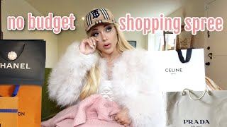 an unnecessary no budget luxury shopping spree