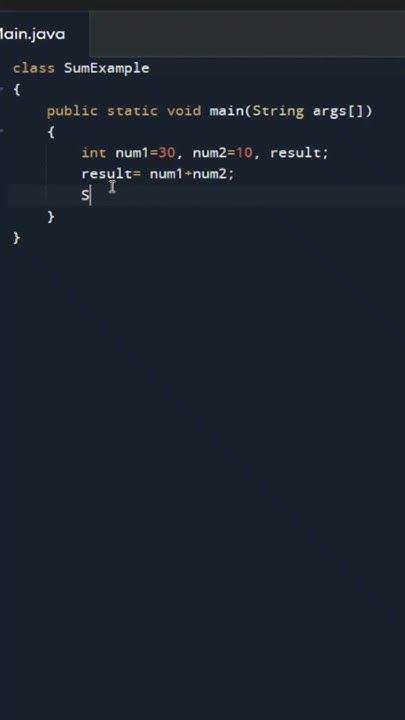 Sum of two numbers in Java | Program in Java | Quick code | Coding for ...