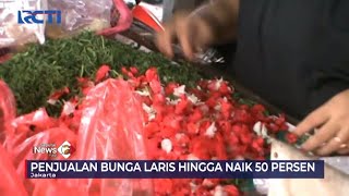 Pedagang Bunga Tabur di TPU Utan Jati Raih Untung Hingga 50 Persen #SeputariNewsPagi 20/03