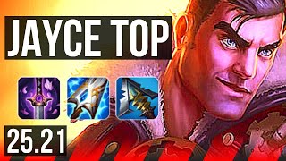 JAYCE vs YASUO (TOP) | Penta, Legendary, 7 solo kills, 49k DMG | KR Grandmaster | 25.21