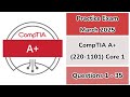 Practice Exam March 2025 | 1-35 Questions | CompTIA A+ (220-1101) | Core 1