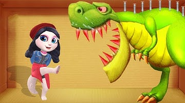 My Talking Angela 2 Pet Simulator vs Kick The Buddy T-Rex - Android Gameplay