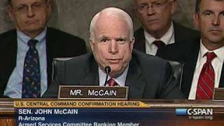 Senator McCain & General Mattis discuss WikiLeaks
