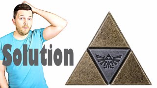 The Legend of Zelda - Triforce Puzzle from Hanayama - Solution
