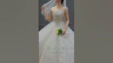 Mẫu váy cúp ngực xinh#váycướicôdâu #bridal