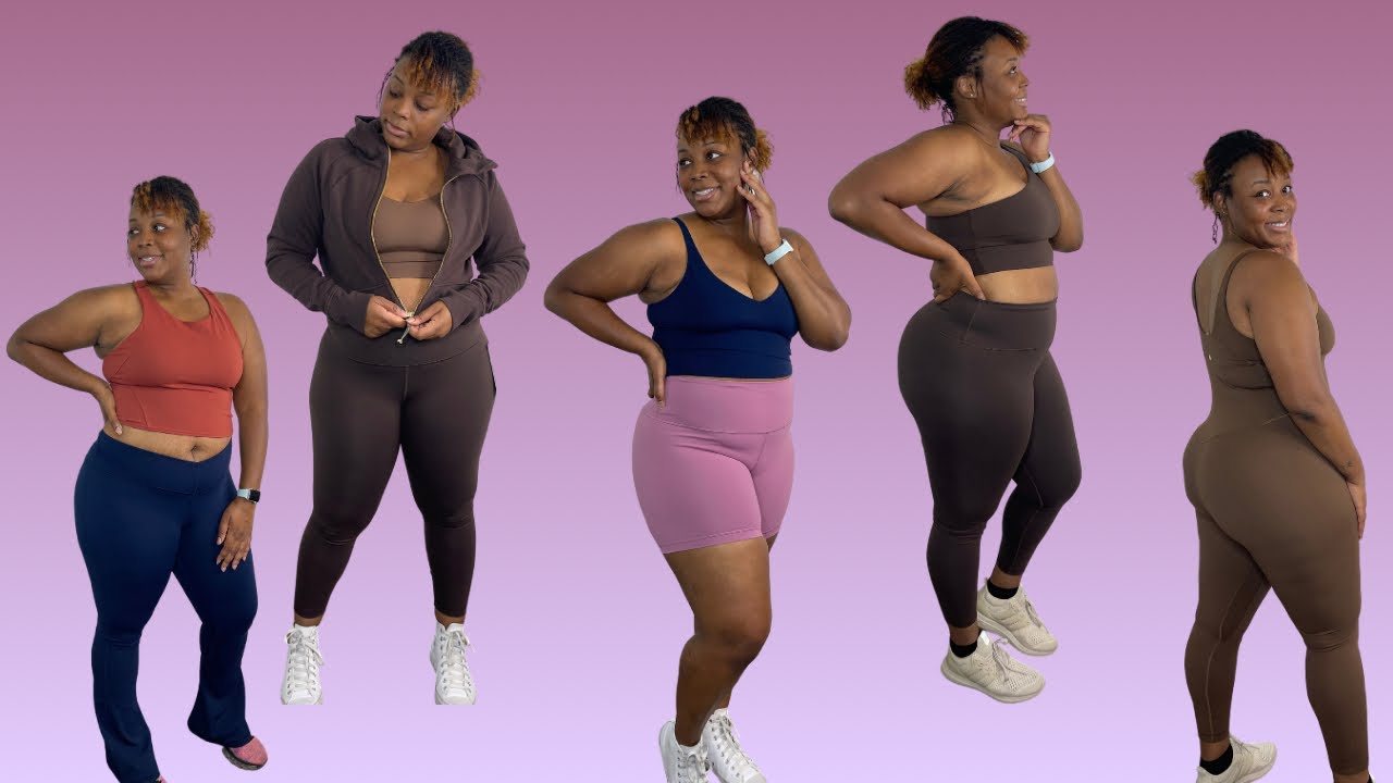 1000 Lululemon Try On Haul for the Thick/Curvy Lululemon leggings