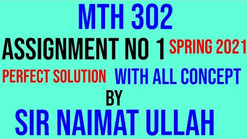 MTH302 assignment no 1 solution 2021|MTH 302|assignment 1|solution|Compound|Interest|Revenue|VU.