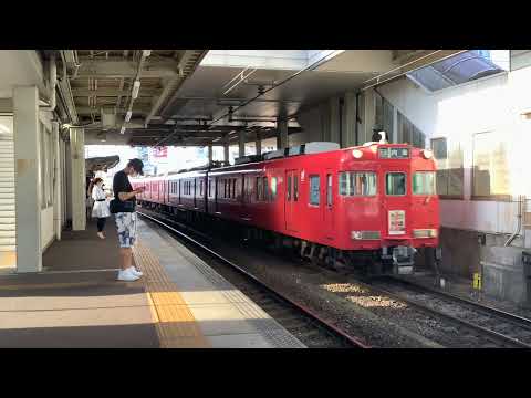 【カモン岡崎系統板付！】名鉄6030f普通内海 知多半田到着