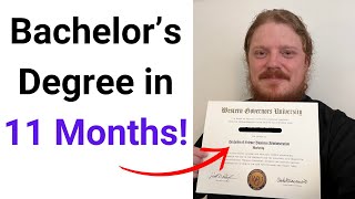 Bachelor's Degree in 11 Months | David's Story