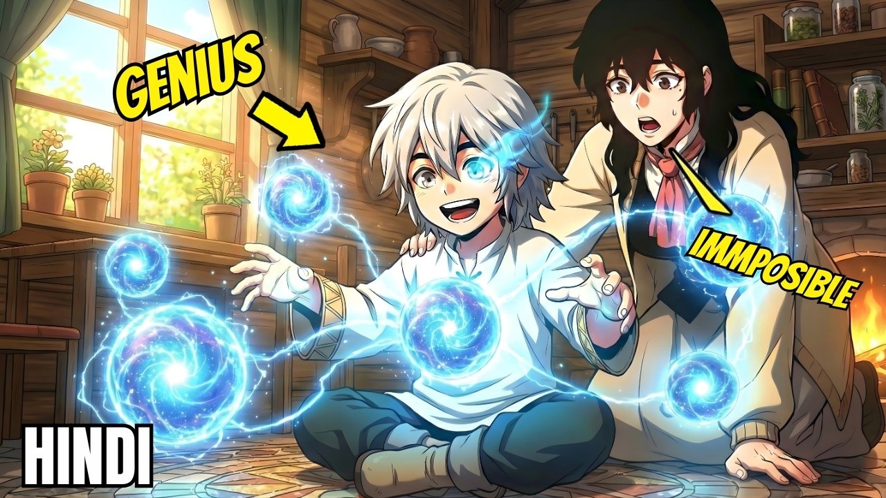 Poor Village Kid Awakens Strongest Magic Ability | Manhwa In Hindi