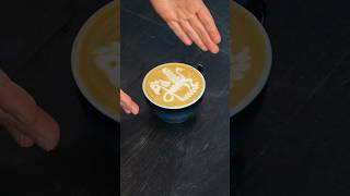 Как нарисовать пегаса на кофе #латтеарт #кофе